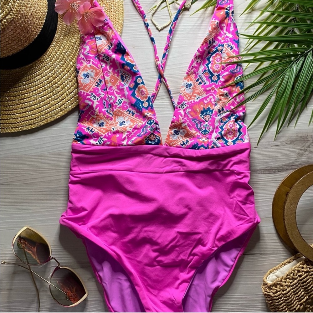 Maaji Strappy One-Piece Safari Swimsuit • Giacomo Rainbow